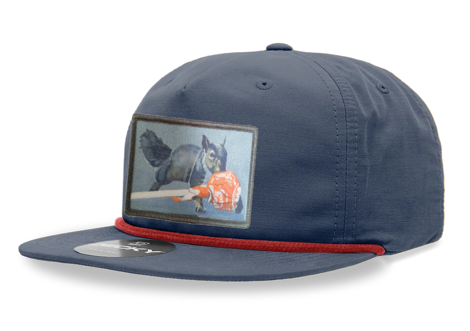 Navy/ Red Rope Cap Hats FlynHats Secret Stash