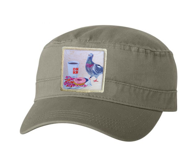 Olive Fidel Cap Hats FlynHats Pigeons Run On Donuts