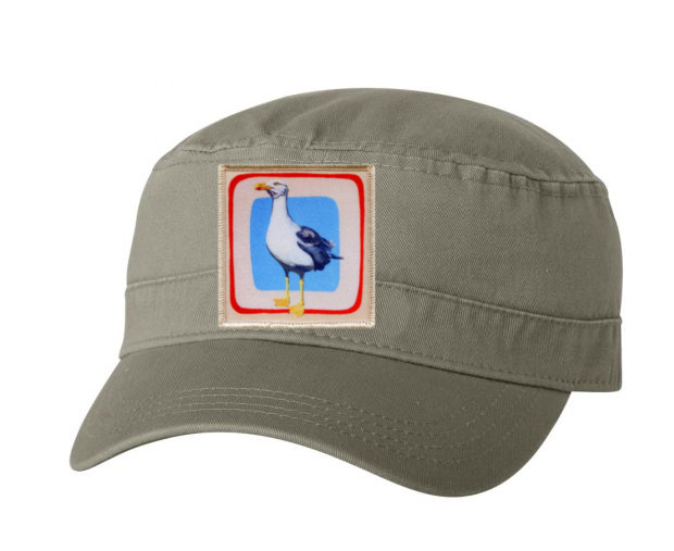 Olive Fidel Cap Hats FlynHats Seagull