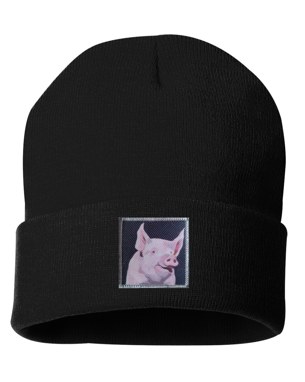 Piggie Beanie Hats Flyn Costello Black