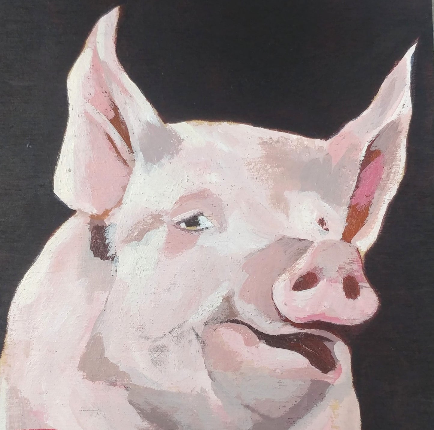 Piggie Mini Print / Card postcards Flyn Costello