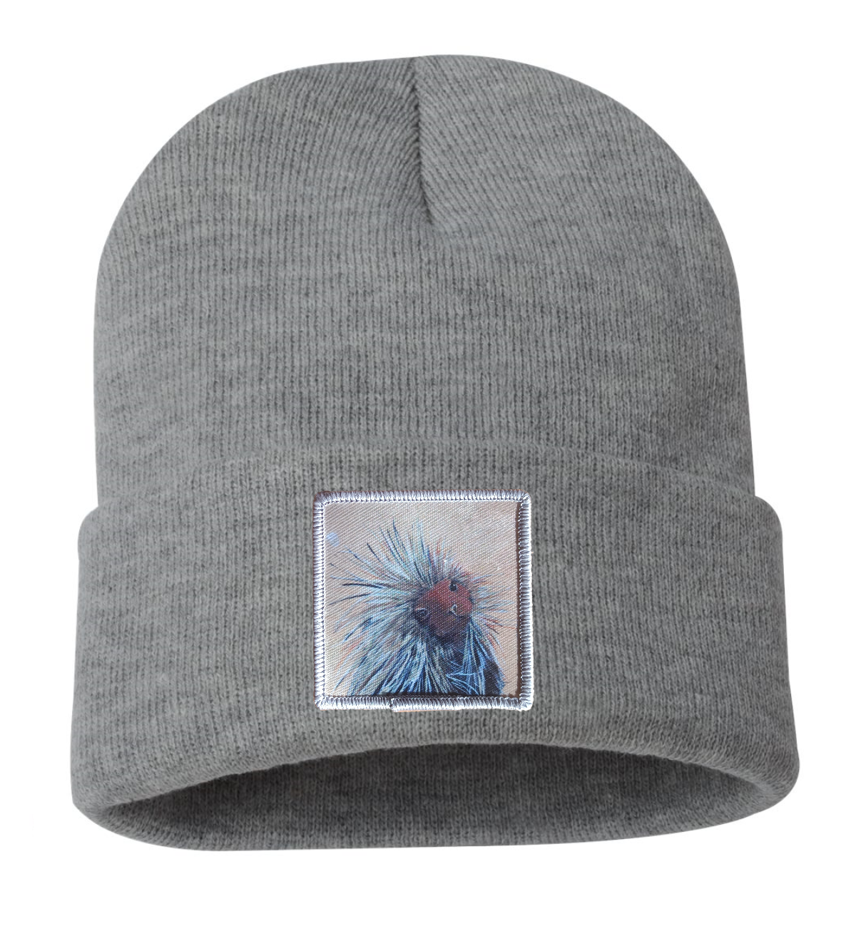 Porcupine Beanie Hats Flyn Costello Grey