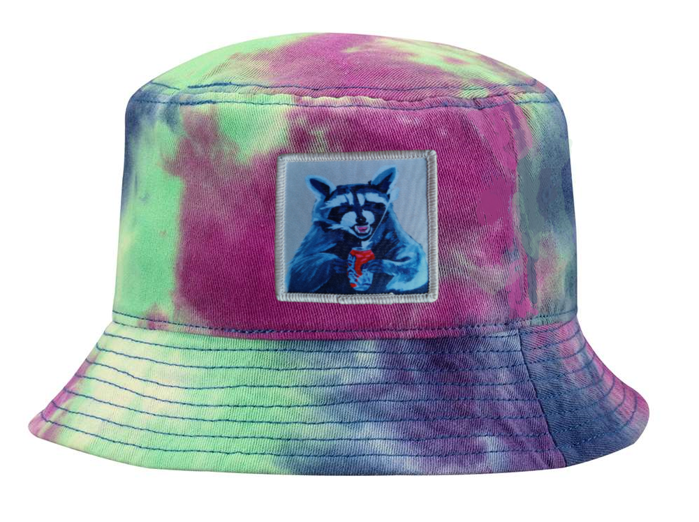 Tye Dye Bucket - Purple Hats Flyn Costello Camp Crasher