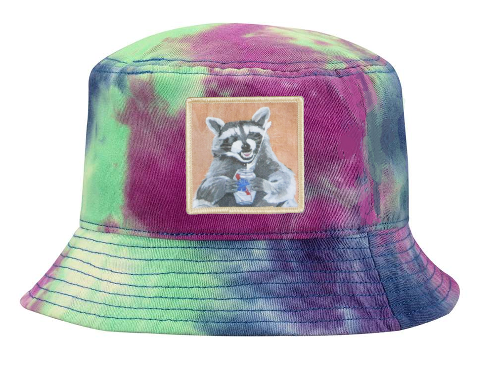 Tye Dye Bucket - Purple Hats Flyn Costello Beer Bandit