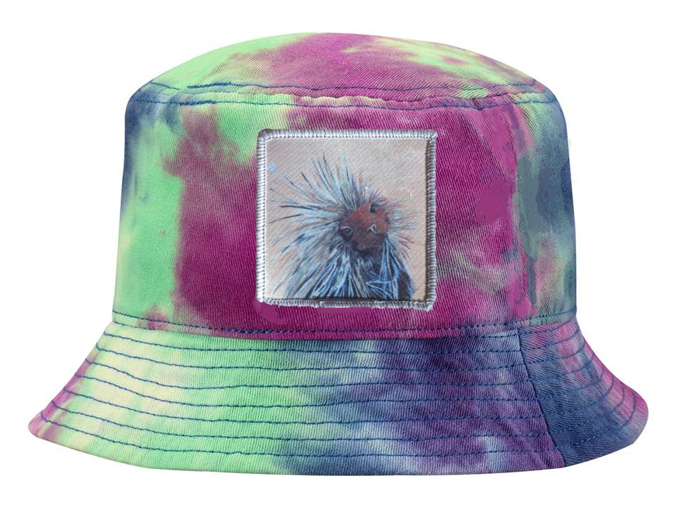 Tye Dye Bucket - Purple Hats Flyn Costello Porcupine