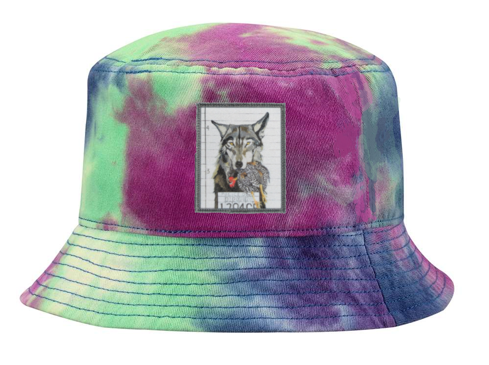 Tye Dye Bucket - Purple Hats Flyn Costello Wolf