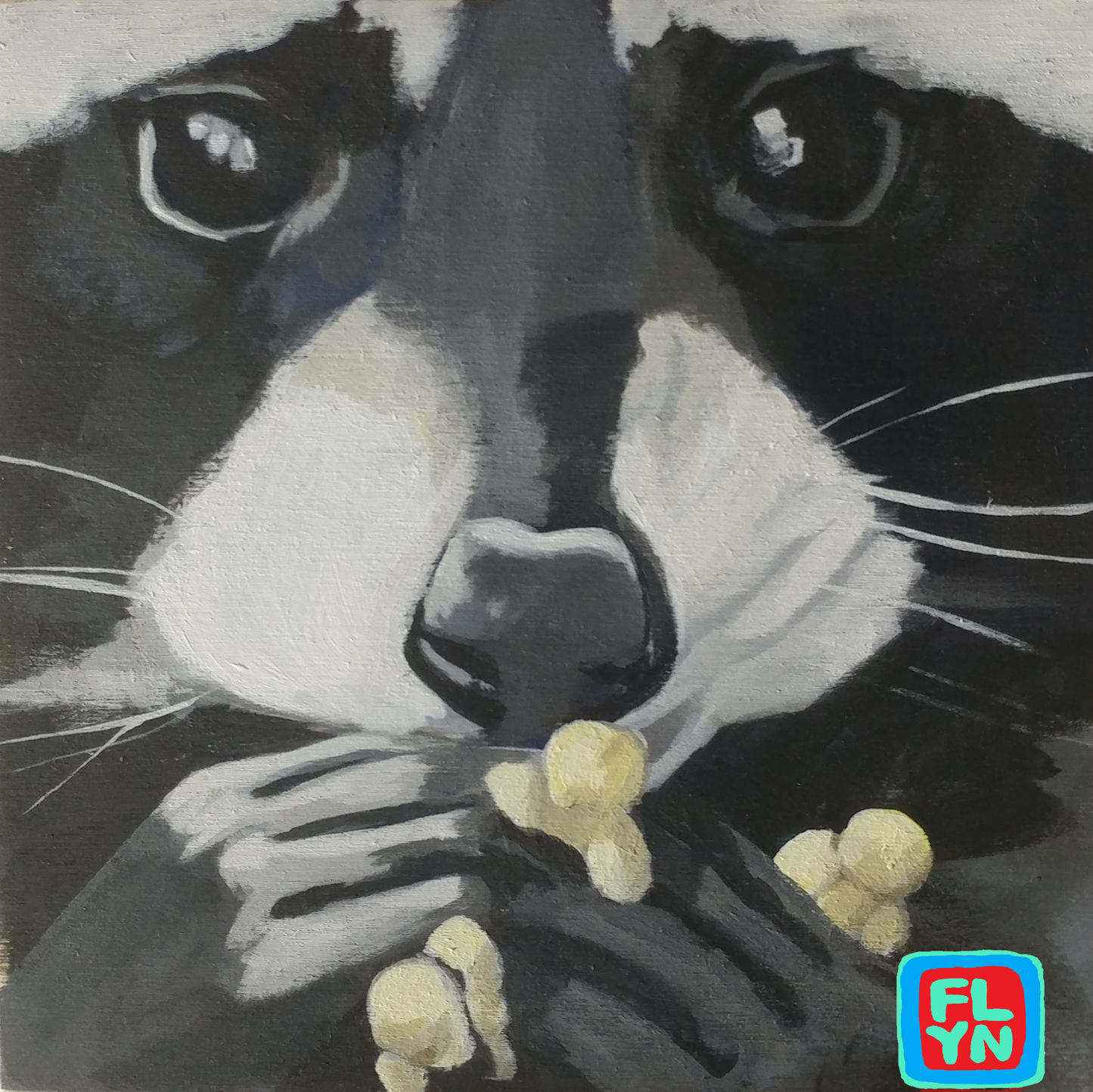 POP Raccoon Sticker Stickers Flyn_Costello_Art 2x2 inches