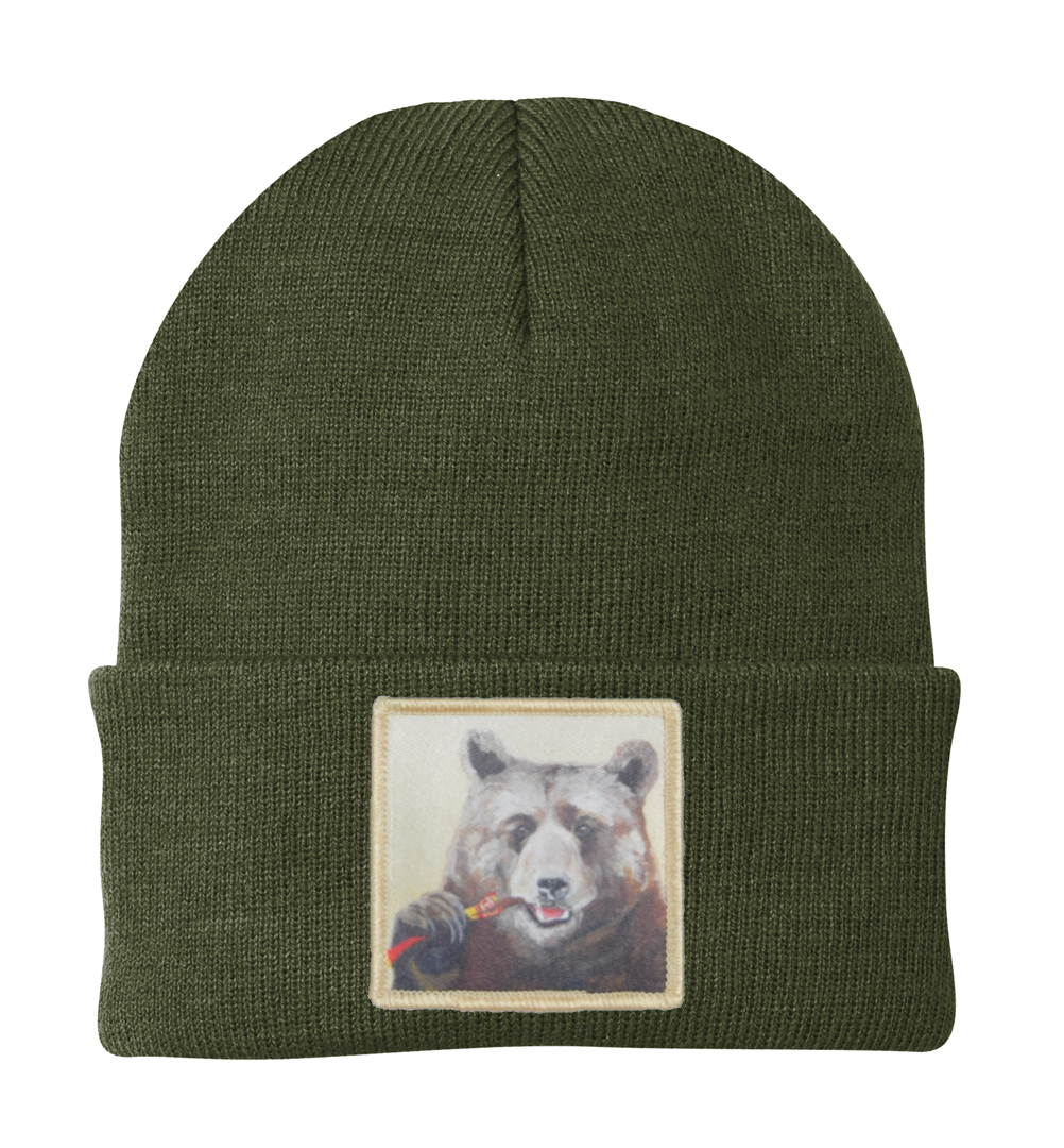 Slim Jimmy Beanie Hats Flyn Costello Olive