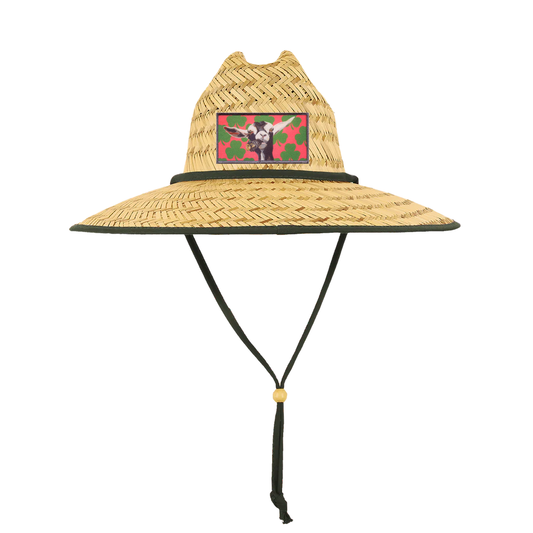 Straw Lifeguard Hat Hats FlynHats Can Crusher