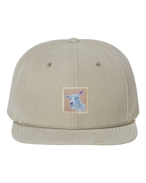 Tan Corduroy Flat Bill Trucker Hats Flyn Costello Little Goat