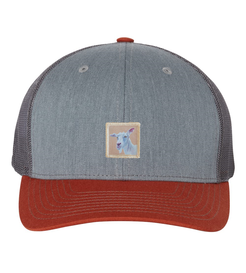 Grey/Terracotta Trucker Hats Flyn Costello Little Goat