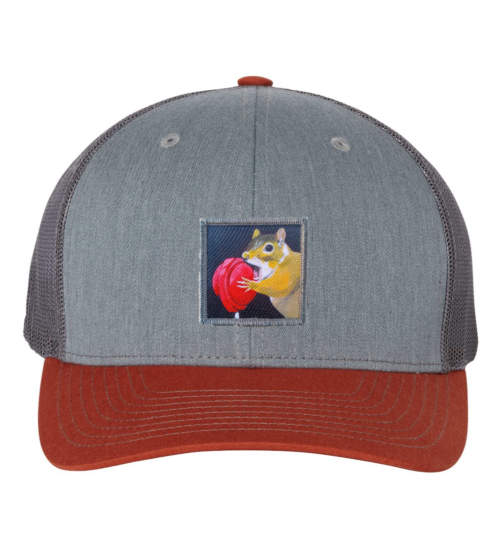 Grey/Terracotta Trucker Hats Flyn Costello Lolly