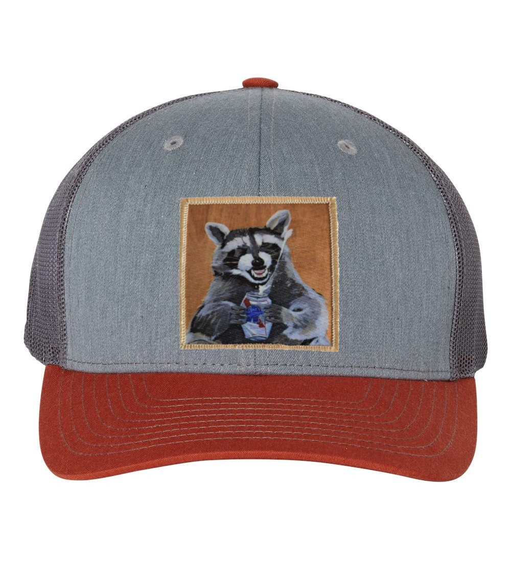 Grey/Terracotta Trucker Hats Flyn Costello Beer Bandit