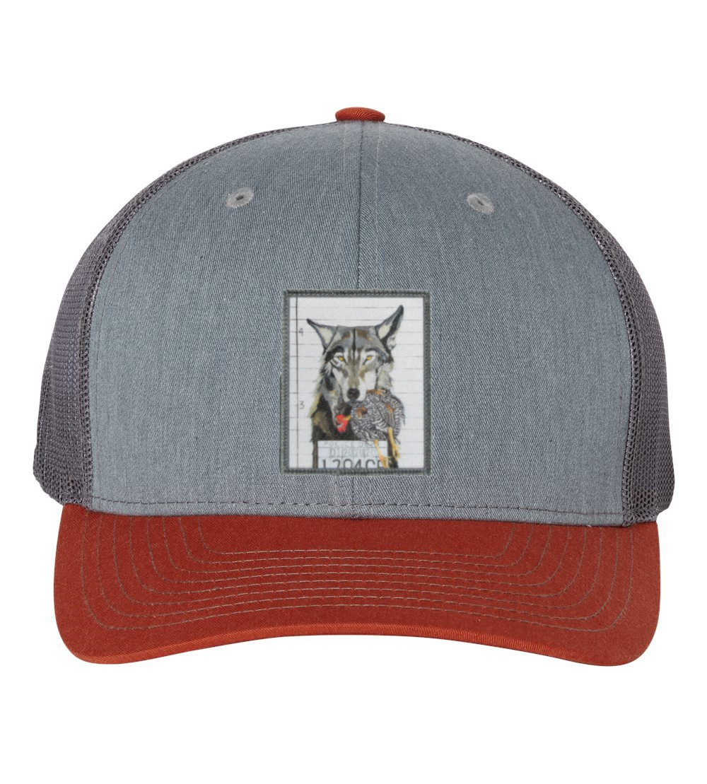 Grey/Terracotta Trucker Hats Flyn Costello The Usual Suspects: Wolf