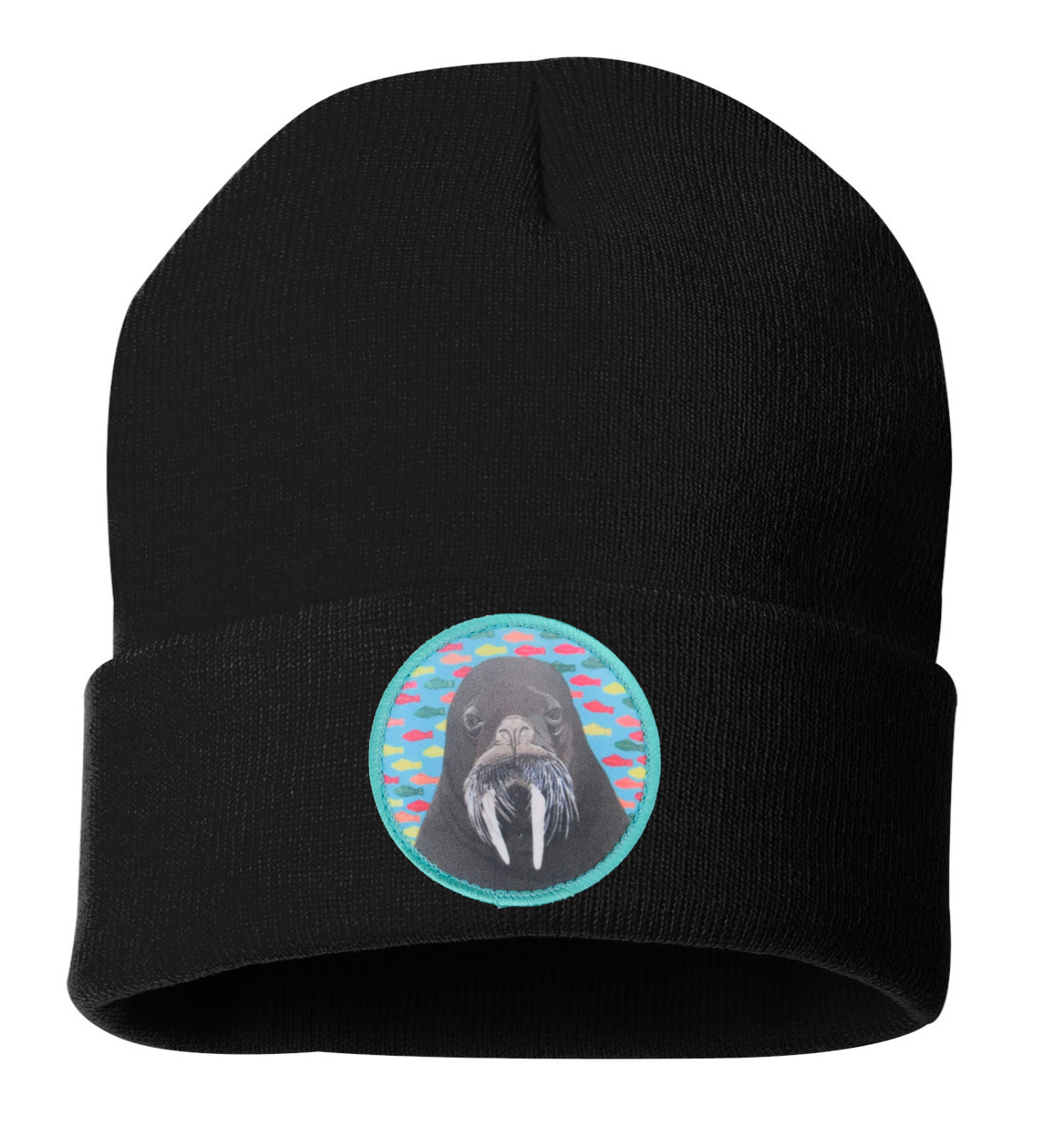 Walrus Dreams Beanie Hats Flyn Costello Black