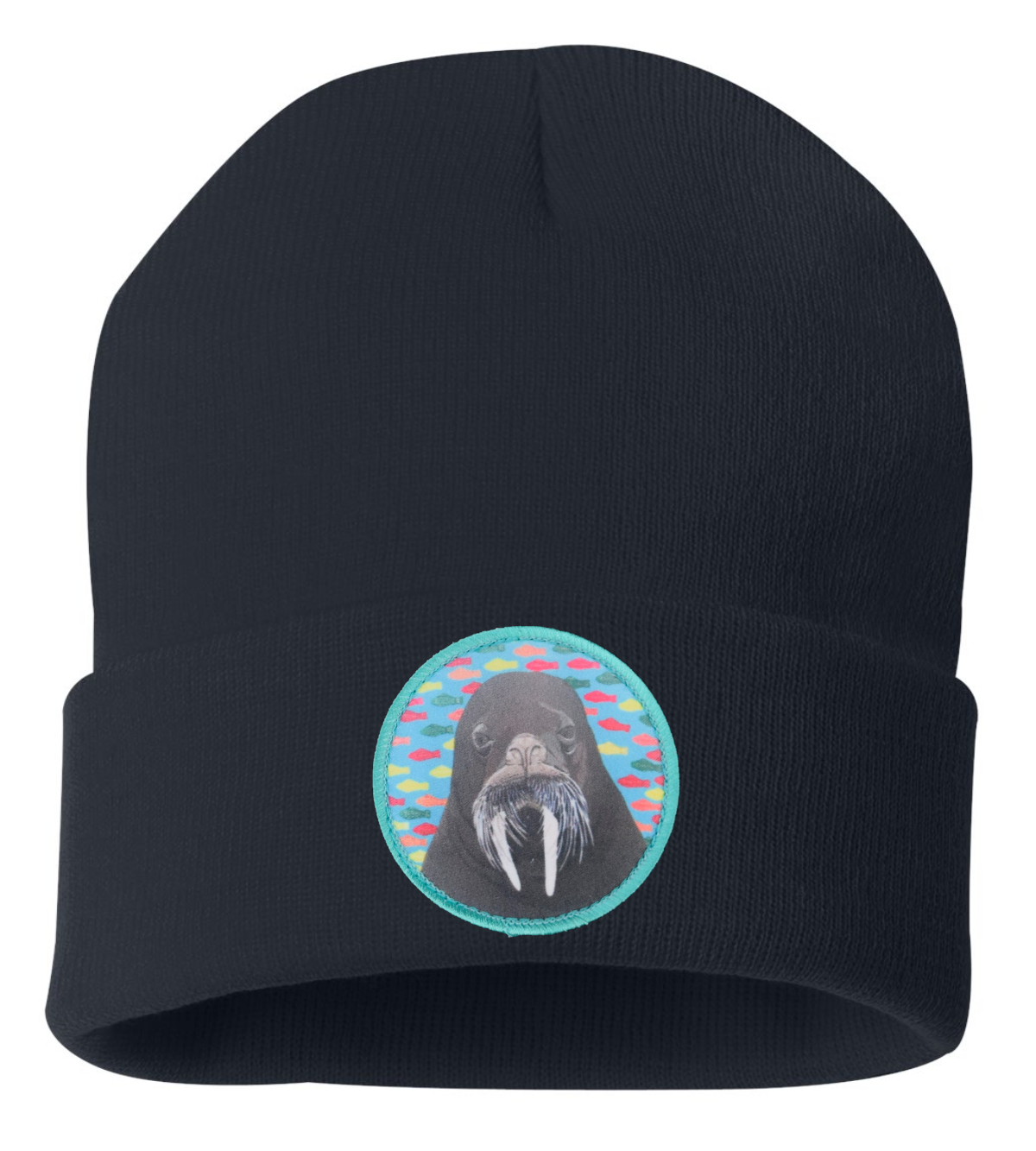 Walrus Dreams Beanie Hats Flyn Costello Navy