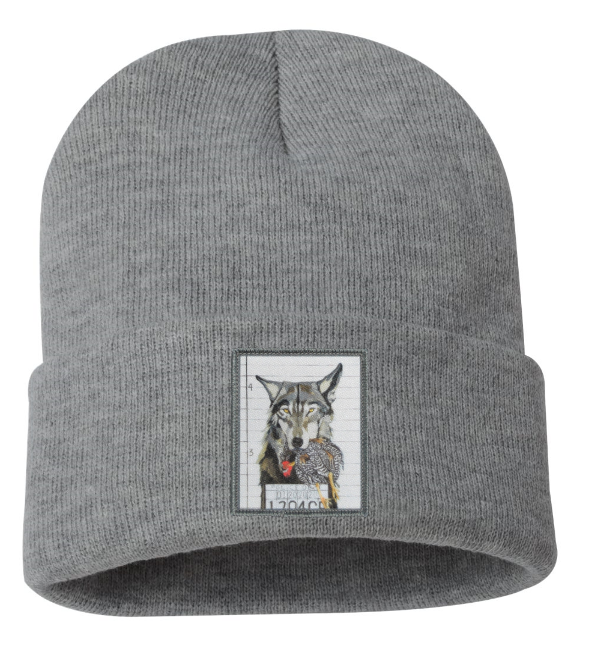 WS The Usual Suspects: Wolf Beanie Hats Flyn Costello Grey