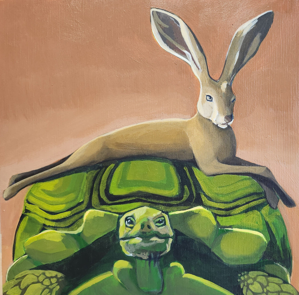 The Tortoise by a Hare Sticker Art & Paper Flyn Hats