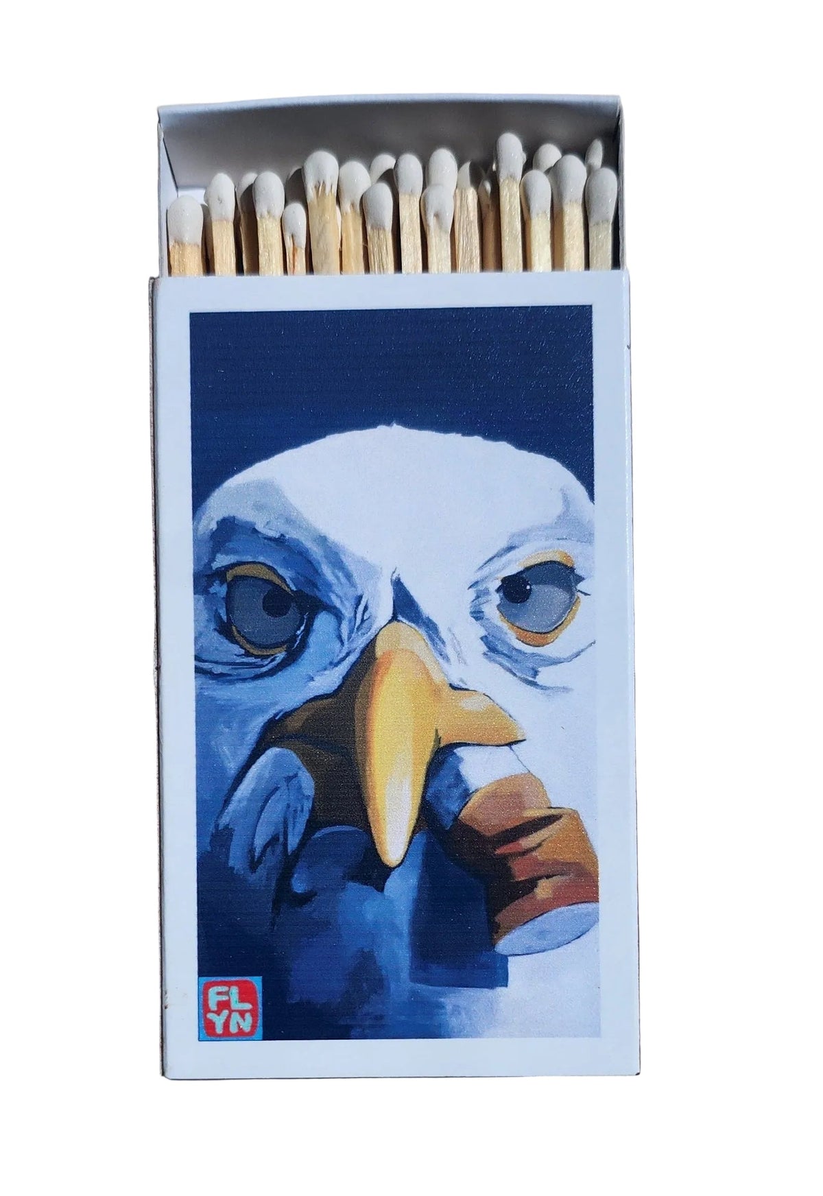 Seagull with Cig Large Matchbox