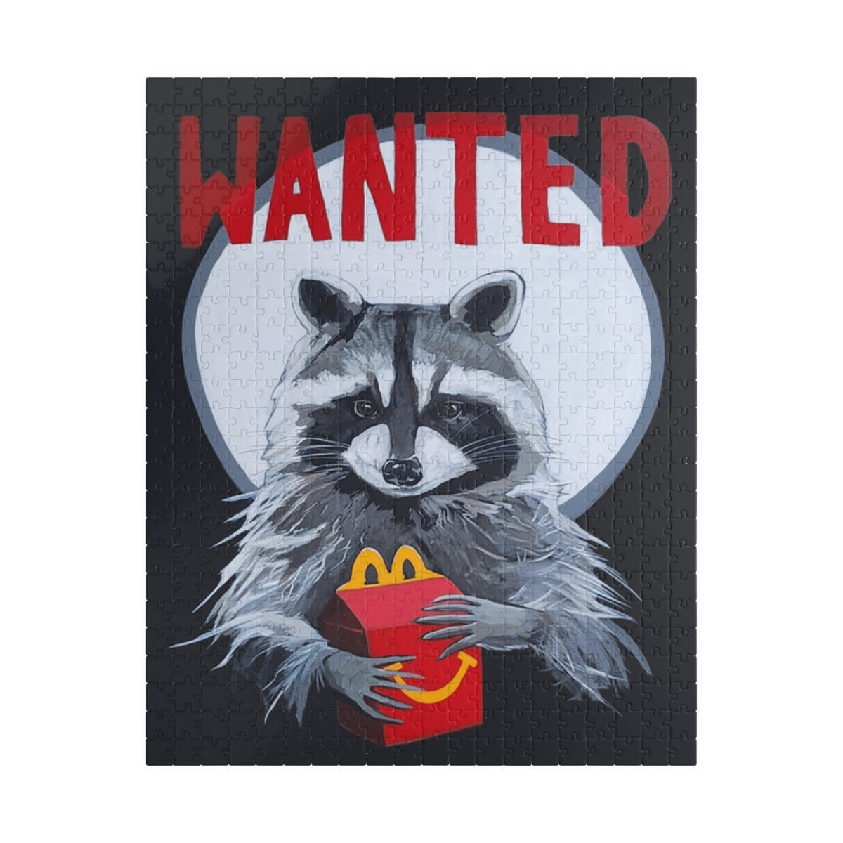 Wanted Raccoon Puzzle Art & Paper FLYNhats