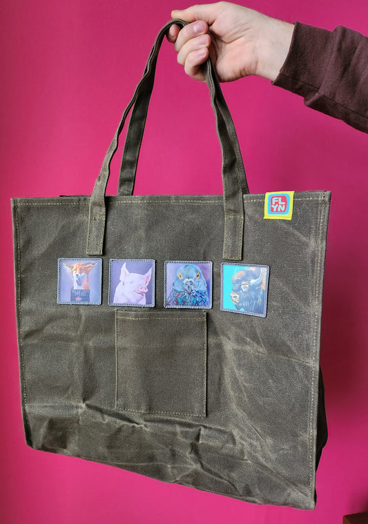 ONE OFFS- Bags tote bag FlynHats Bag 8 Olive  