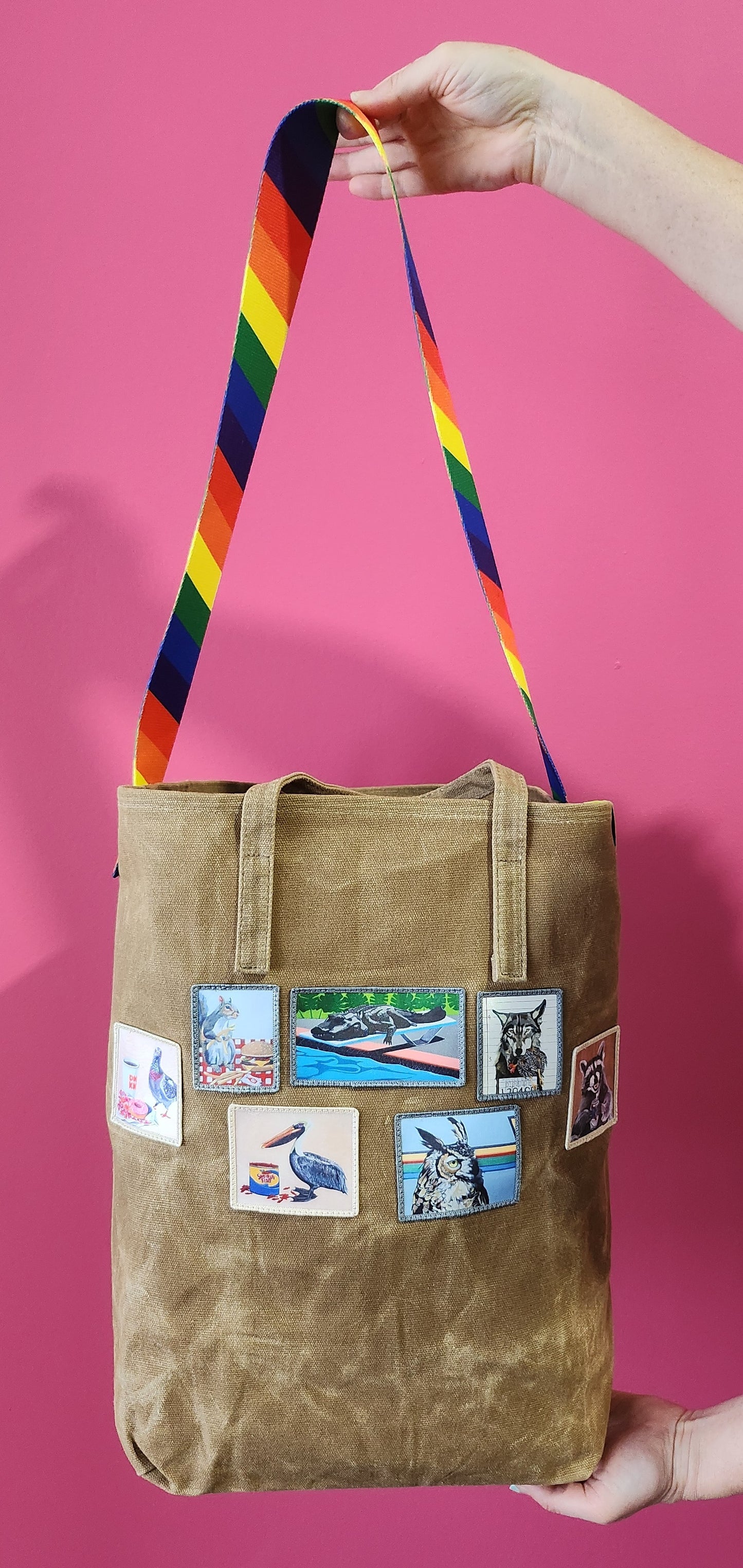 ONE OFFS- Bags tote bag FlynHats Bag 1 Pride Strap  