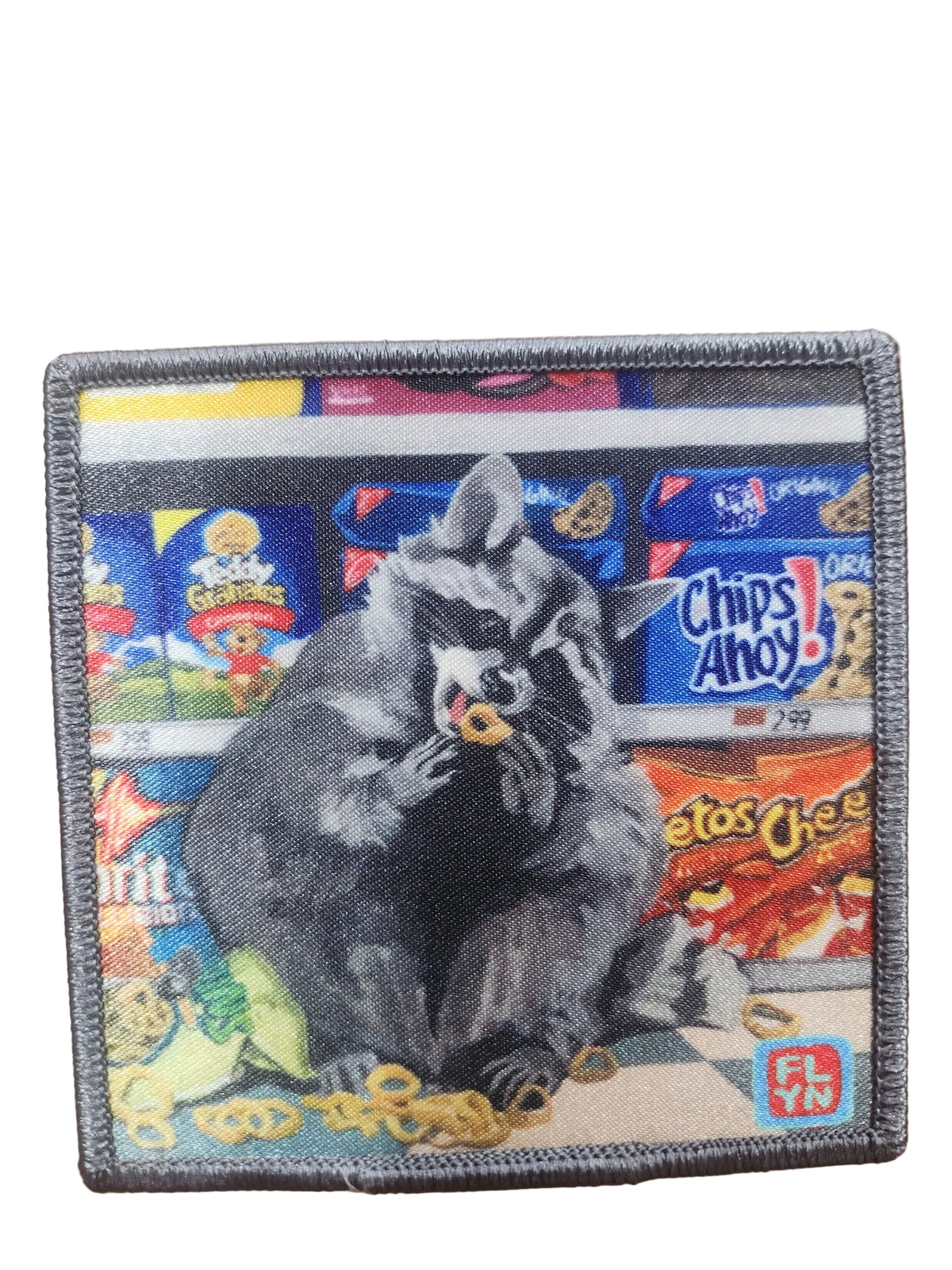 Clean Up Aisle 12 Raccoon Patch patches FLYNhats