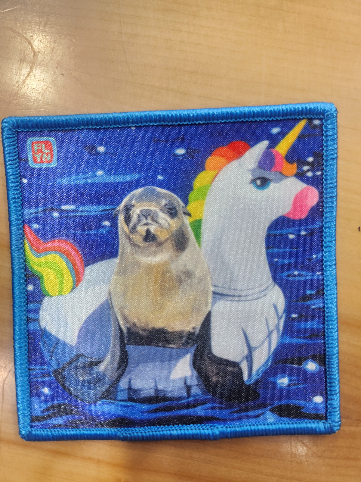 Unicorn Drifter Sea Lion Patch Art & Paper FLYNhats