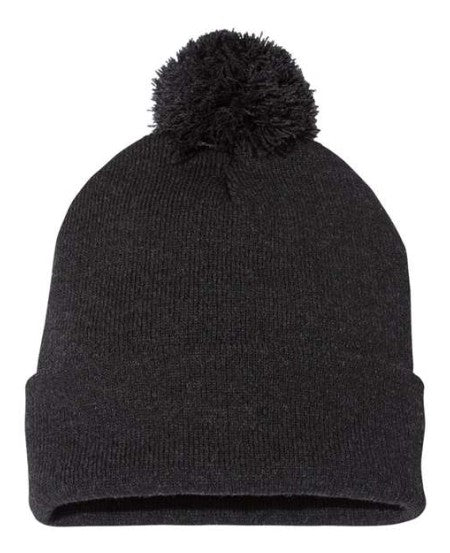 Pom Pom Beanie Choose your patch
