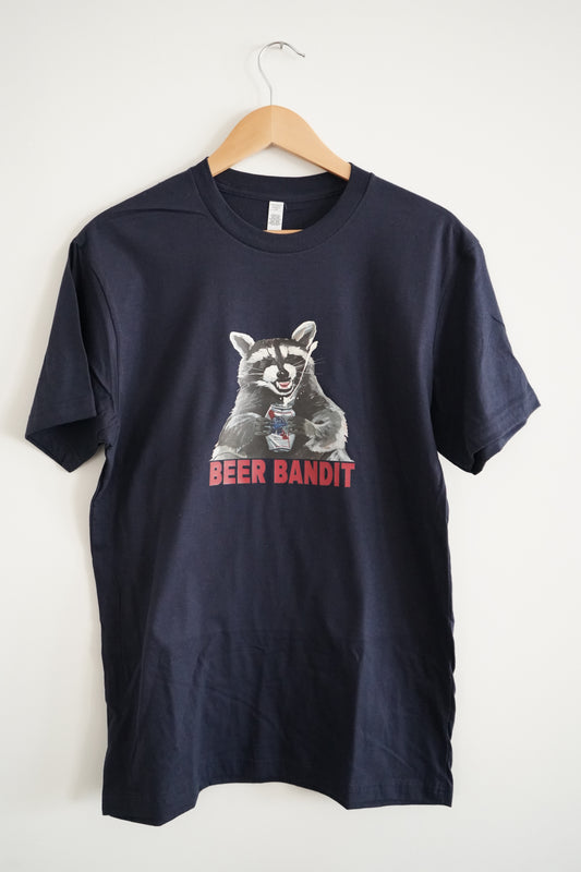 Beer Bandit navy t-shirt FlynHats