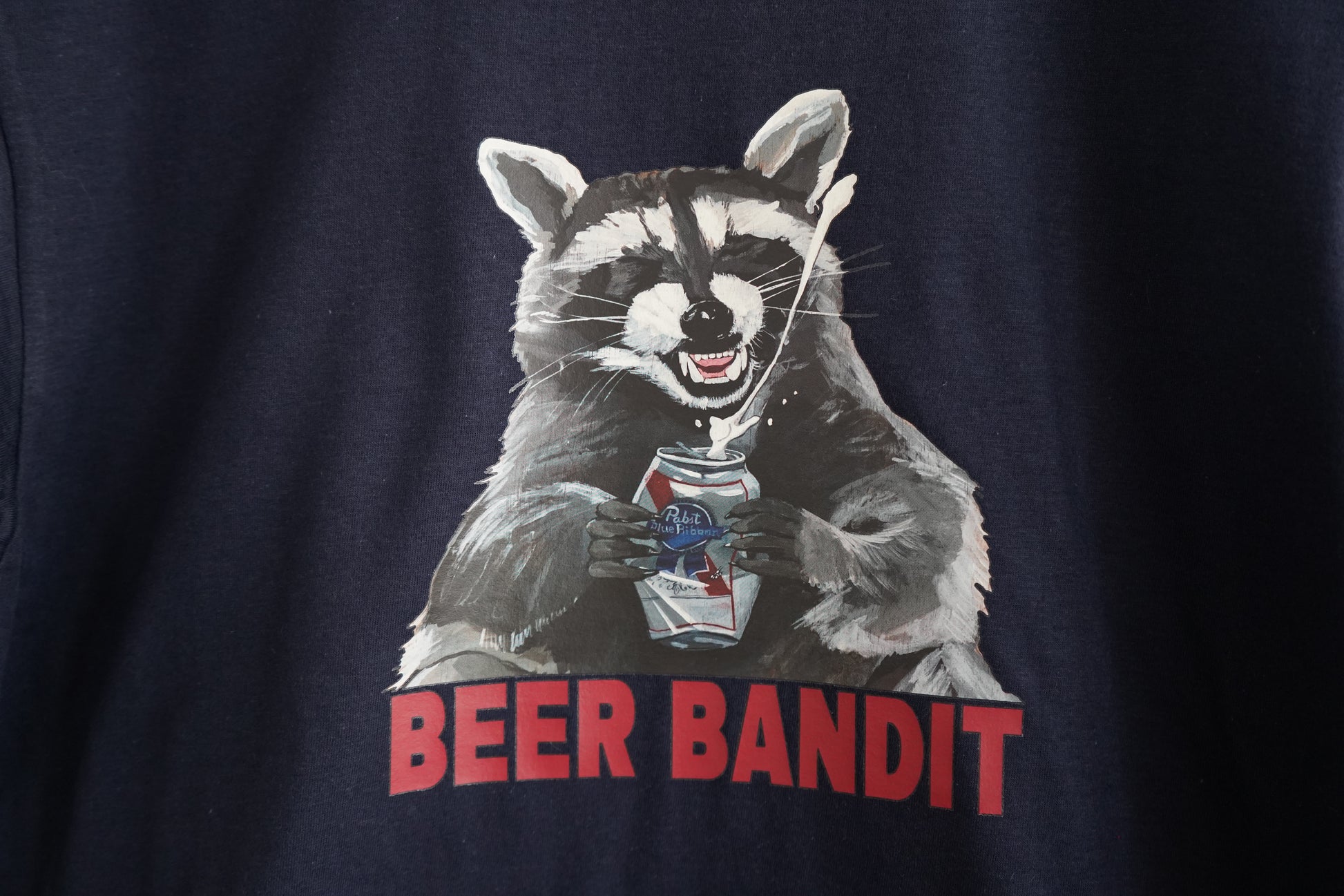 Beer Bandit navy t-shirt FlynHats