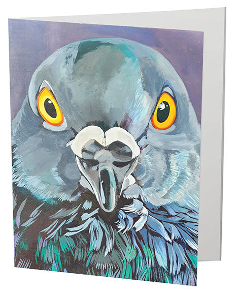 City Bird Greeting Card  Flyn_Costello_Art   