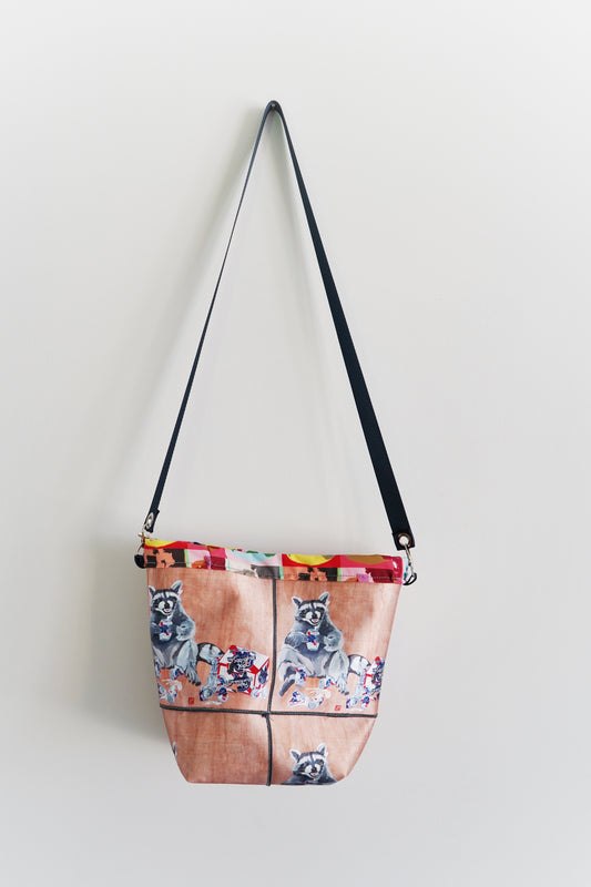 Beer Bandit Handmade Bucket Bag 2 accessory bag Flyn_Costello_Art