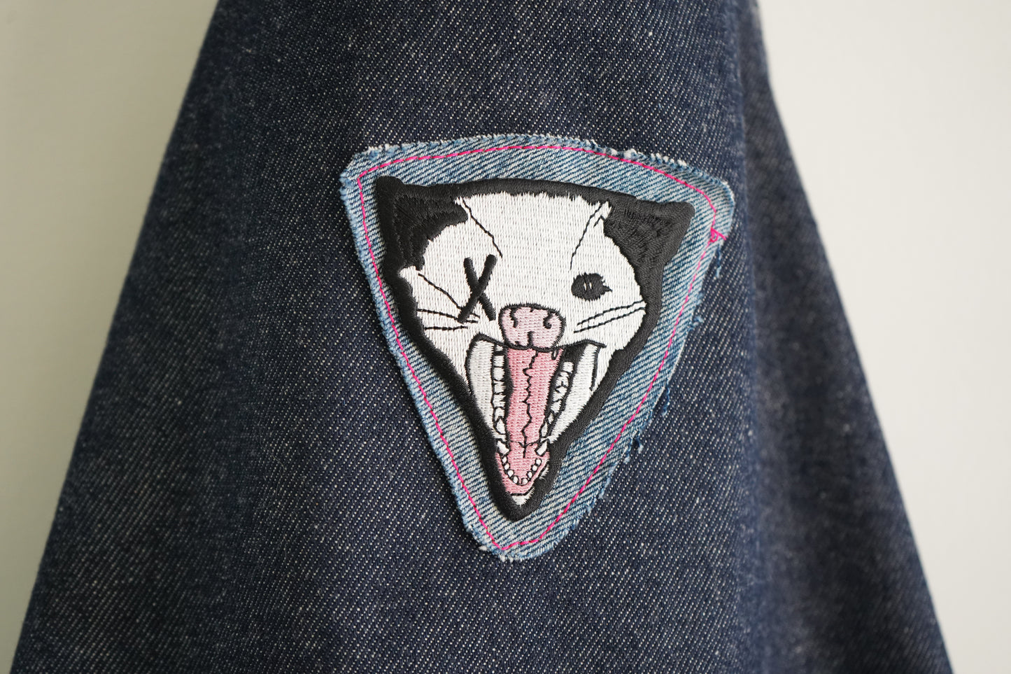One of a Kind Handmade Not Dead Yet Opossum Apron FLYNhats