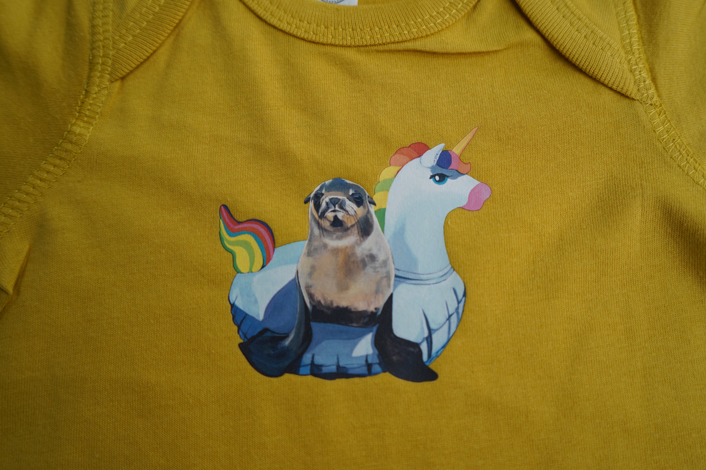 Unicorn Drifter Baby Onesies FlynHats
