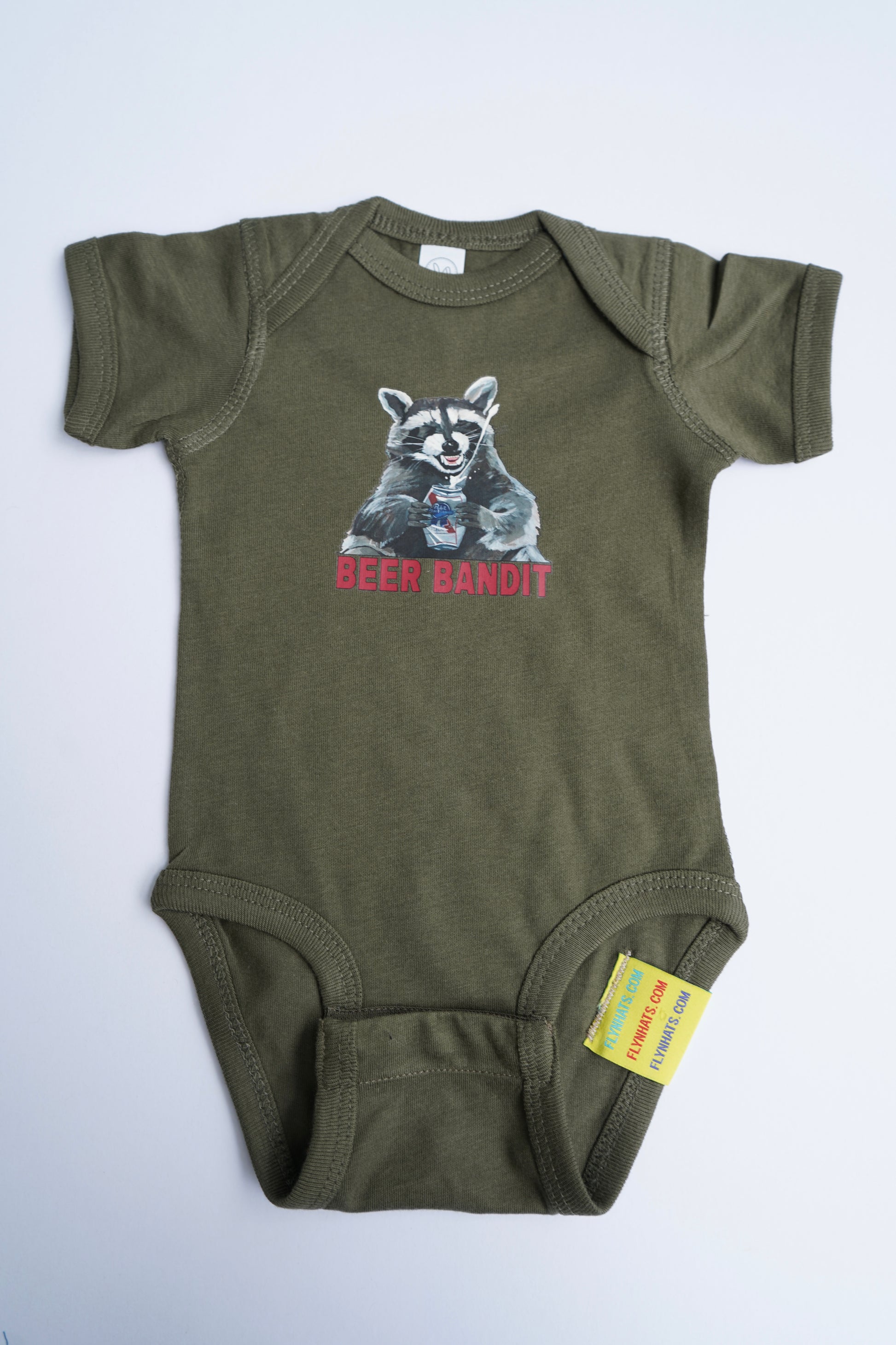 Beer Bandit Baby Onesies FlynHats