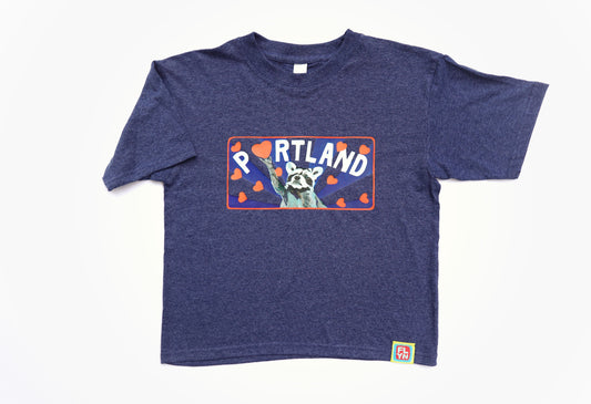 Portland Raccoon Youth Tshirt FlynHats XS