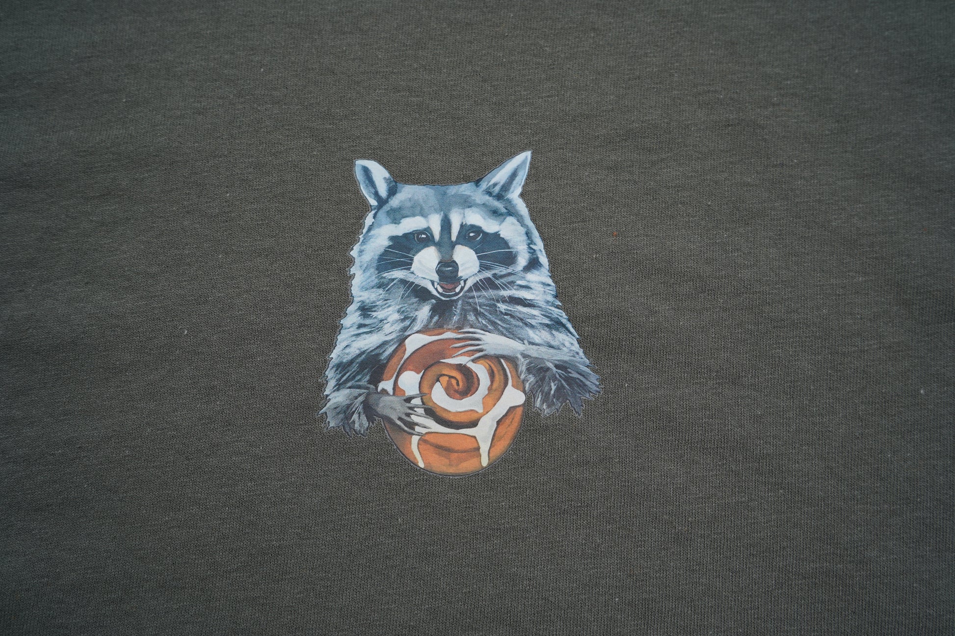 Cinnabun Bandit Olive Youth Tshirt FlynHats