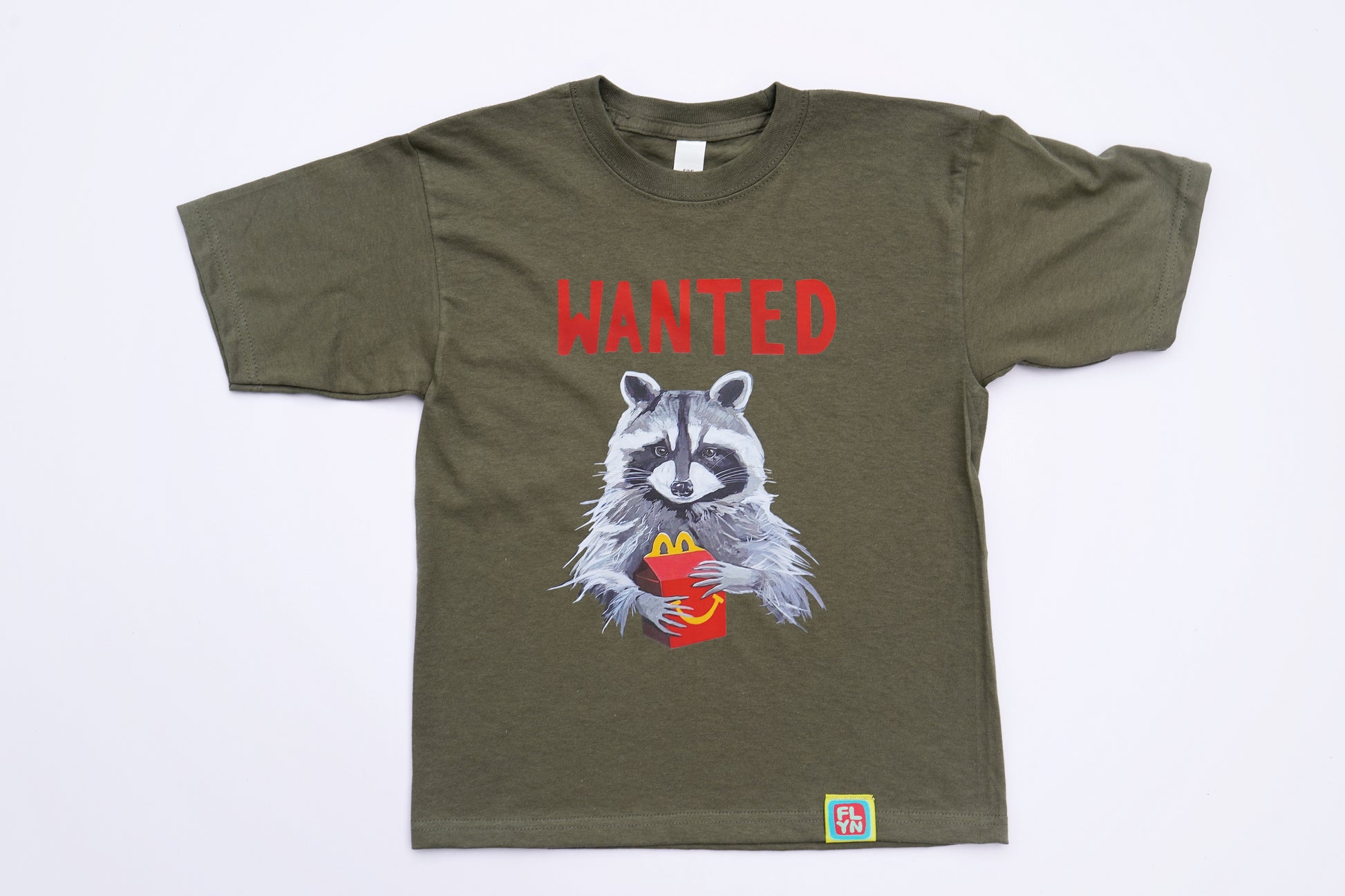 Wanted Olive Youth Tshirt FlynHats XS