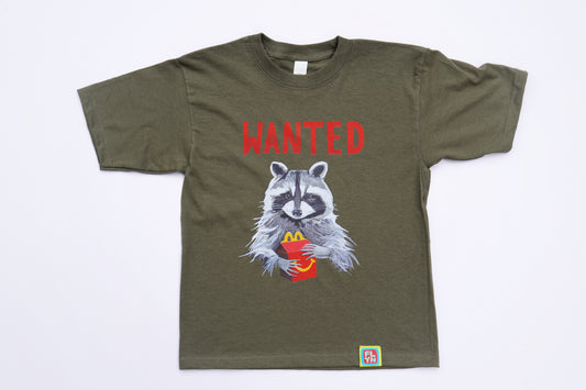 Wanted Olive Youth Tshirt FlynHats XS