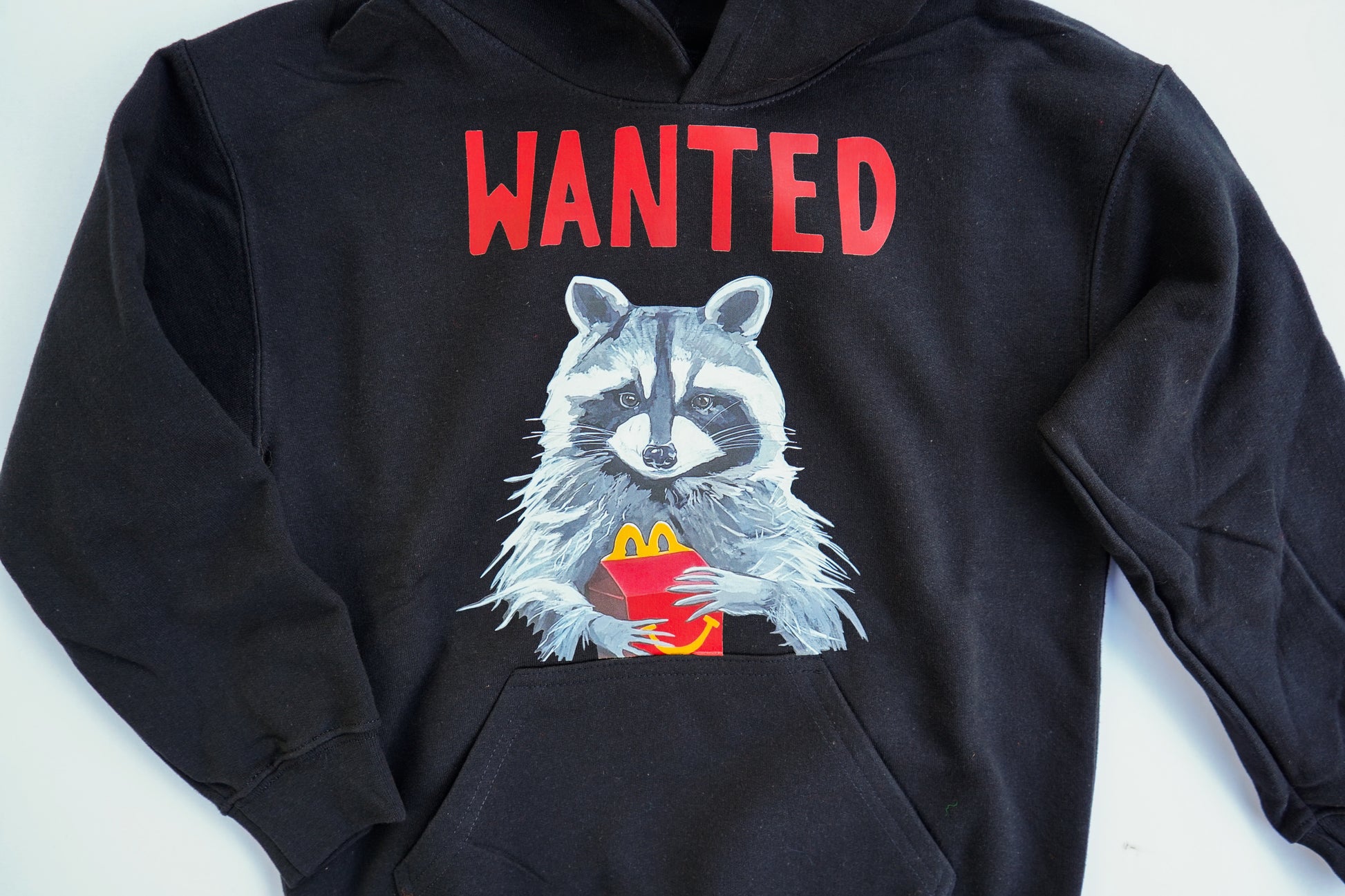 Wanted Black Youth Sweatshirt Hoodie FlynHats