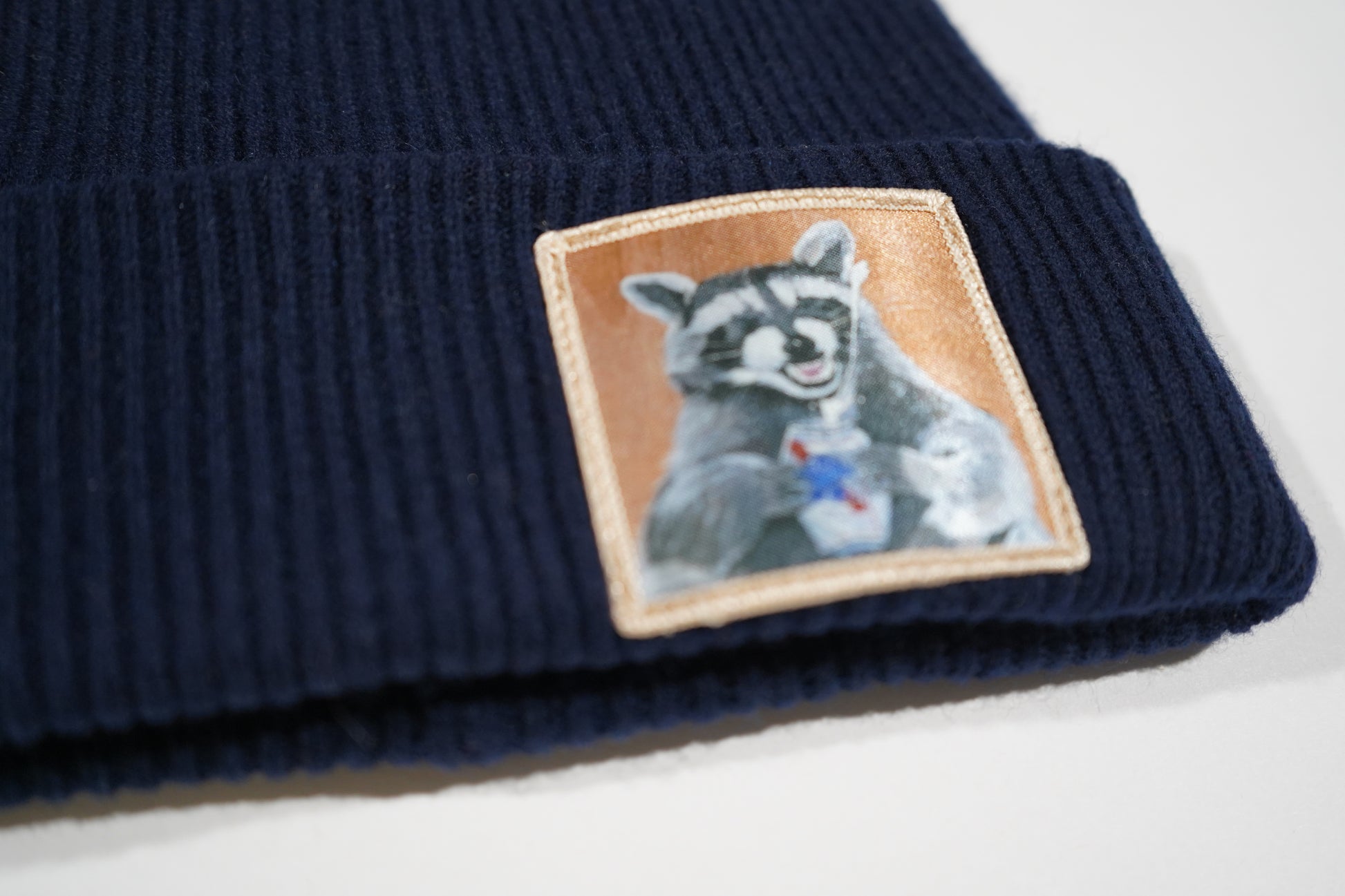 Merino Wool/Cashmere Navy Blue choose your patch FlynHats