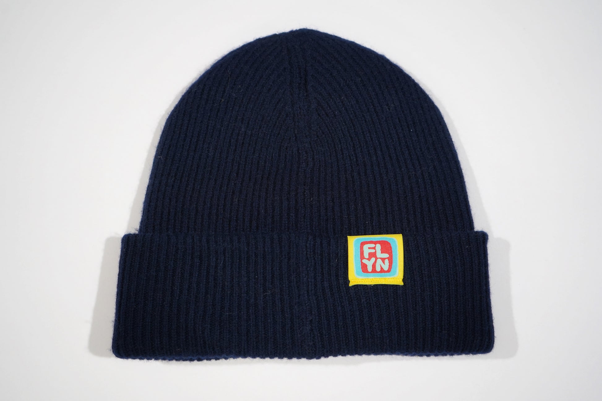 Merino Wool/Cashmere Navy Blue choose your patch FlynHats