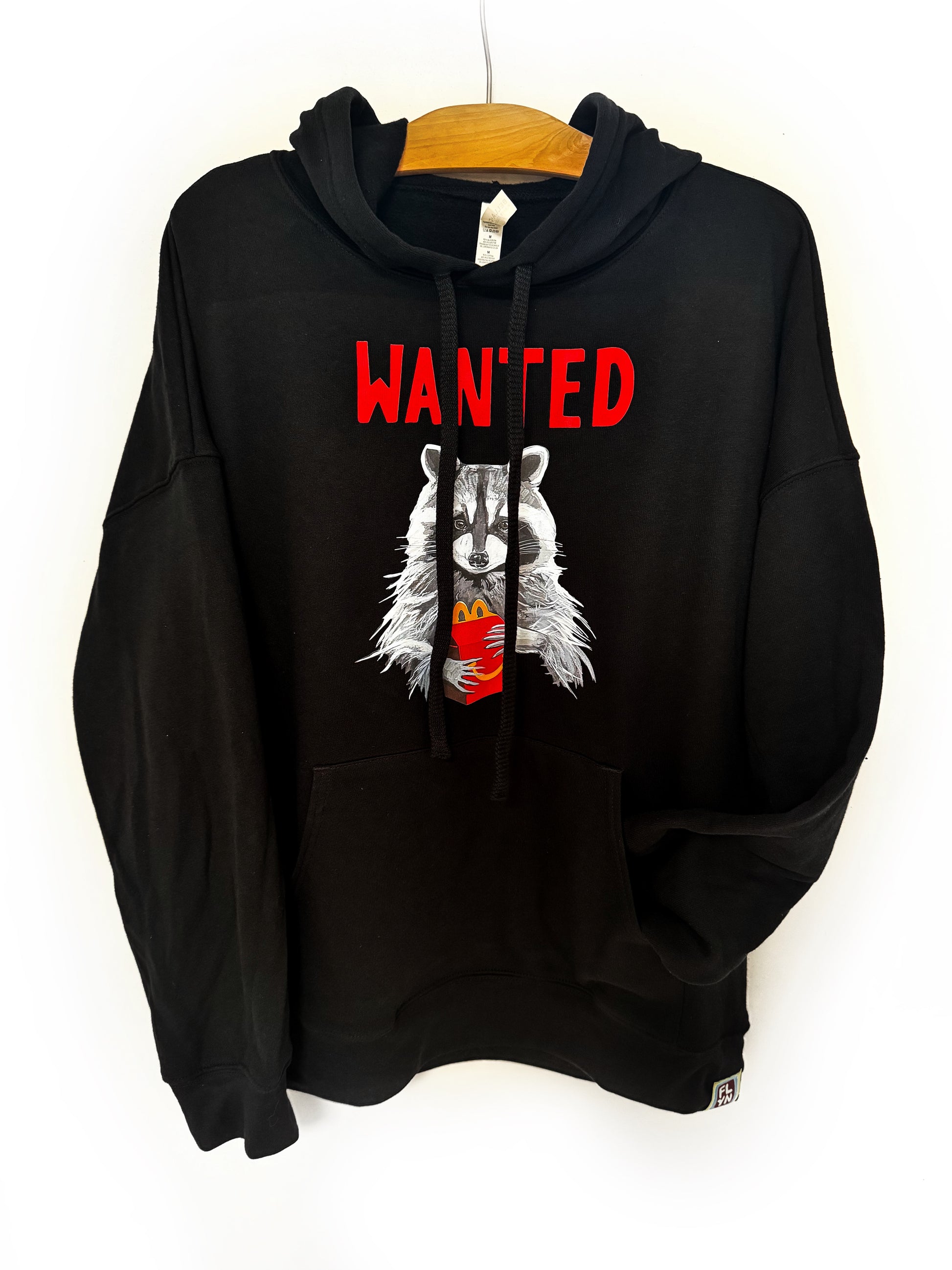 Wanted Black Hoodie FlynHats