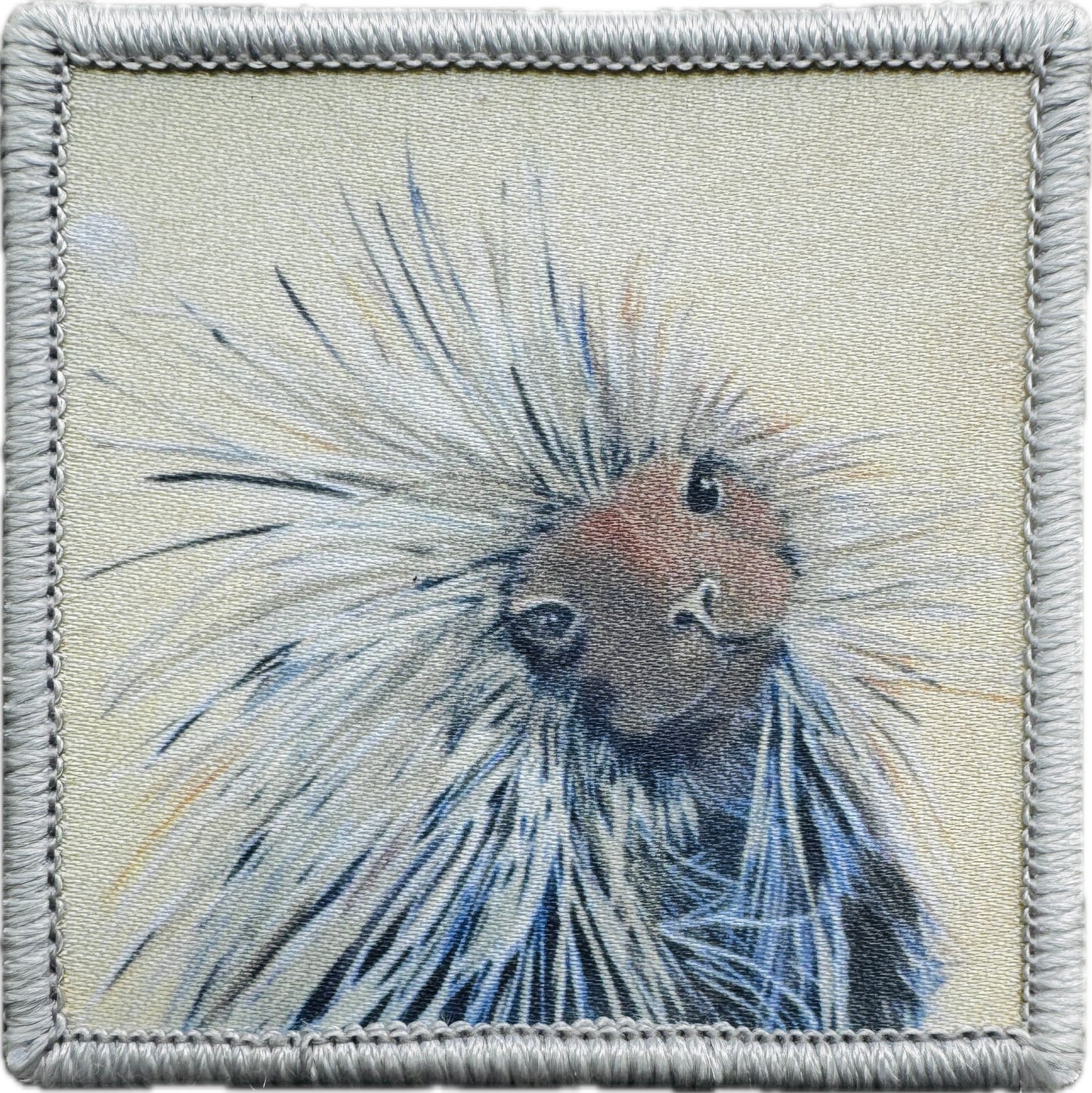 Merino Wool/Cashmere Cream Beanie choose your patch FlynHats Porcupine