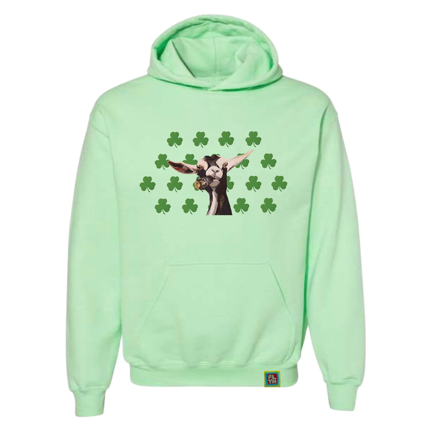 Can Crusher Goat Hoodie
