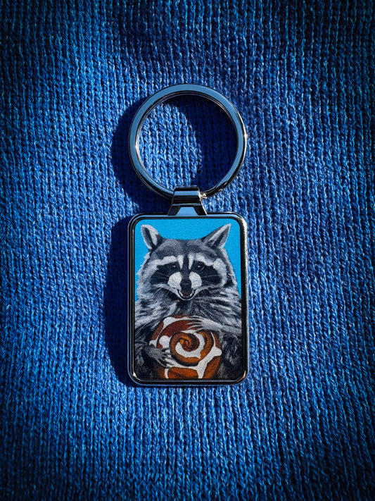 Cinnabun Bandit Keychain Keychain Flyn Costello