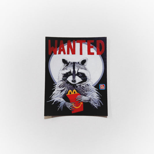 Wanted raccoon Magnet