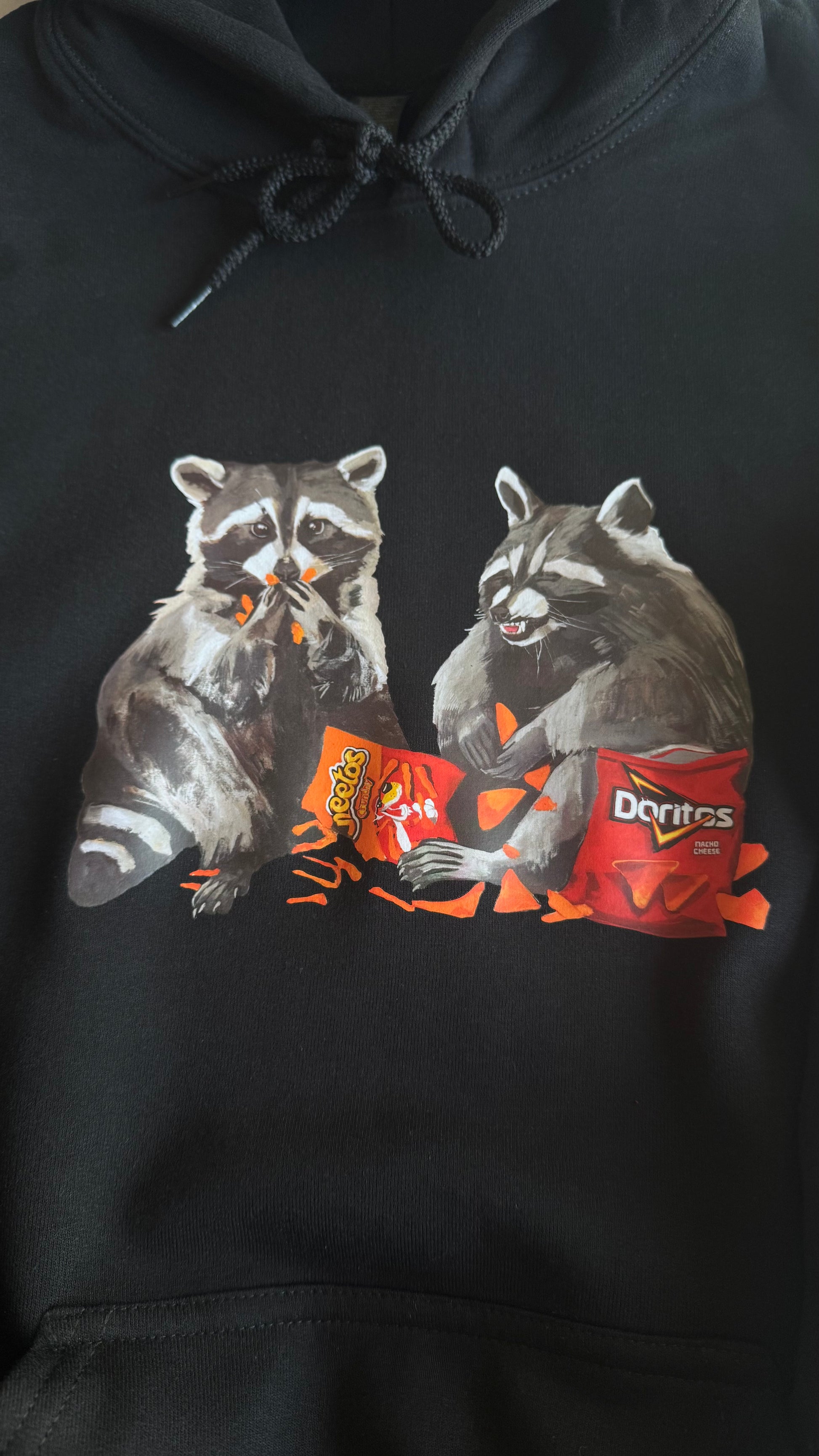 Junkfood Bandits Adult Black Sweatshirt Hoodie FlynHats