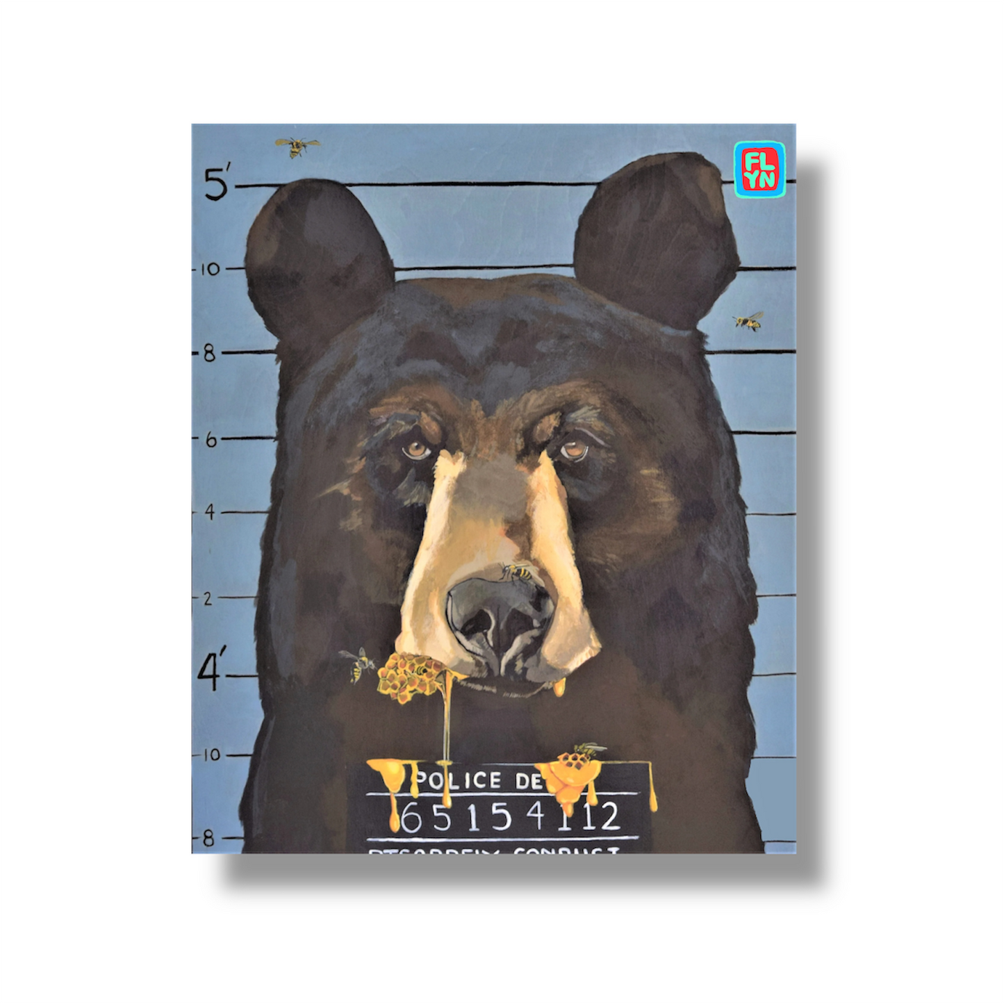 The Usual Suspects: Bear Sticker Stickers Flyn Costello
